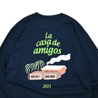 "LA CASA DE AMIGOS" L/S T-shirt by SUNDAYS BEST