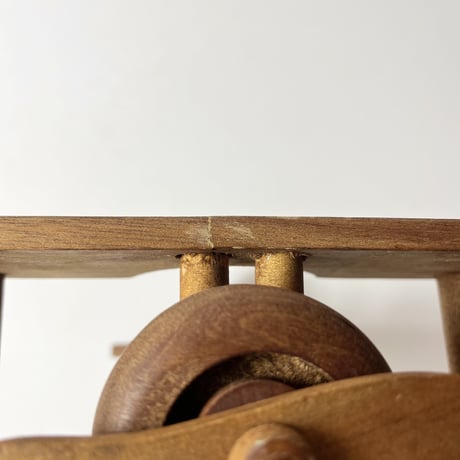 USED WOODEN HANDMADE AIR PLANE