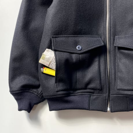 COMFORTABLE REASON "Melton Bomber Jacket"