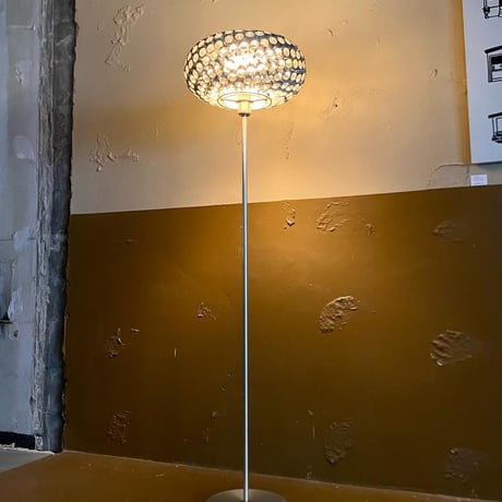 USED “EGLO” STAINLESS SHADE FLOOR LAMP