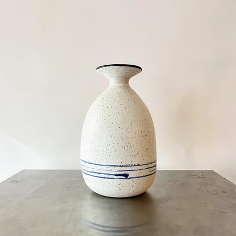 USED HANDPAINTED CERAMIC VASE