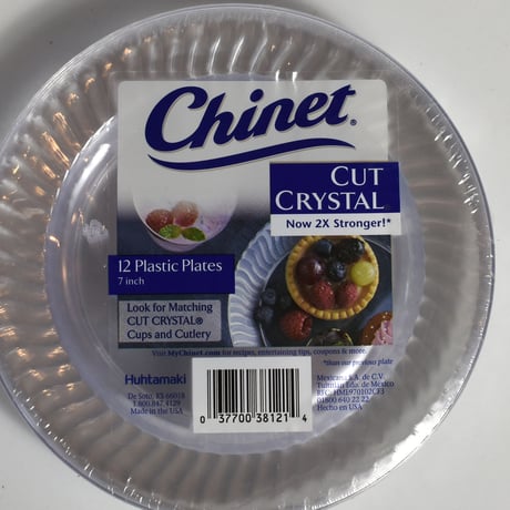 "CHINET" PLASTIC PLATES