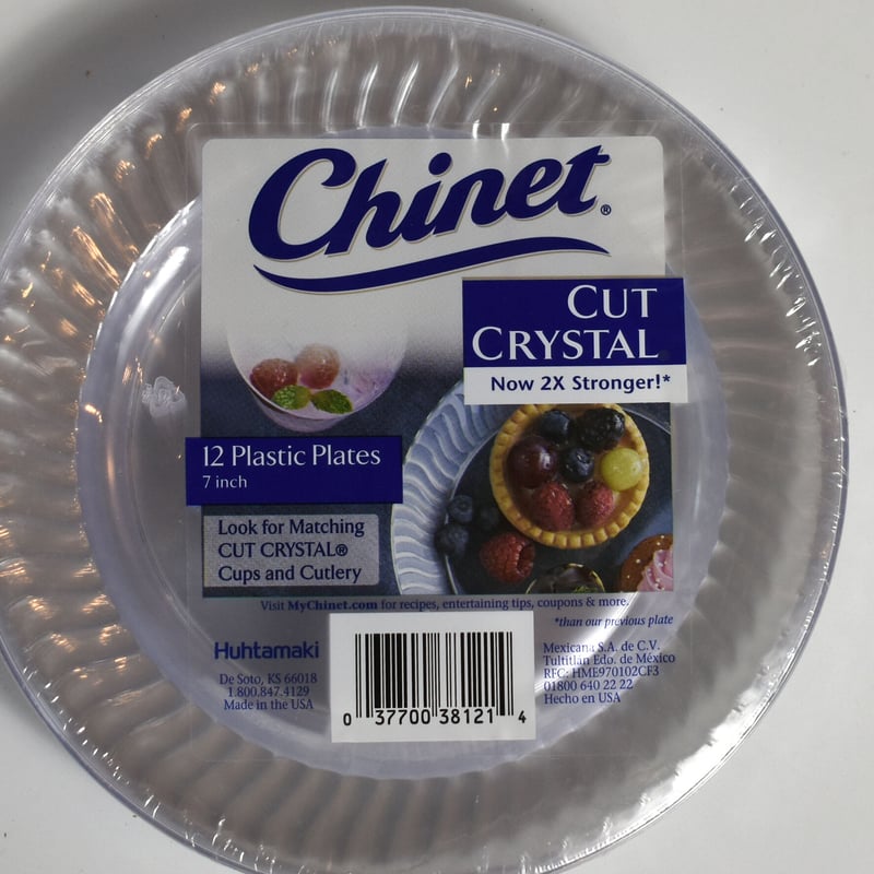 Chinet 2025 plastic plates