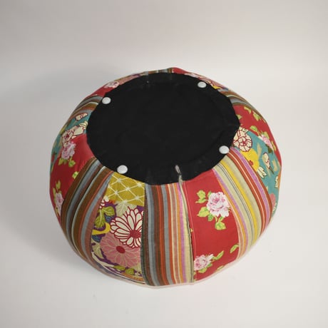 VINTAGE JAPANESE FABRIC STOOL