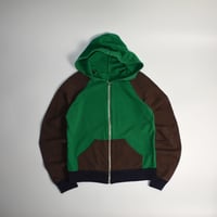 USED MULTICOLORED ZIP-UP HOODIE
