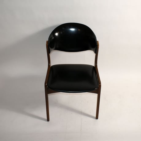 VINTAGE 60'S "KOTOBUKI" WOODEN LEG LEATHER SEAT