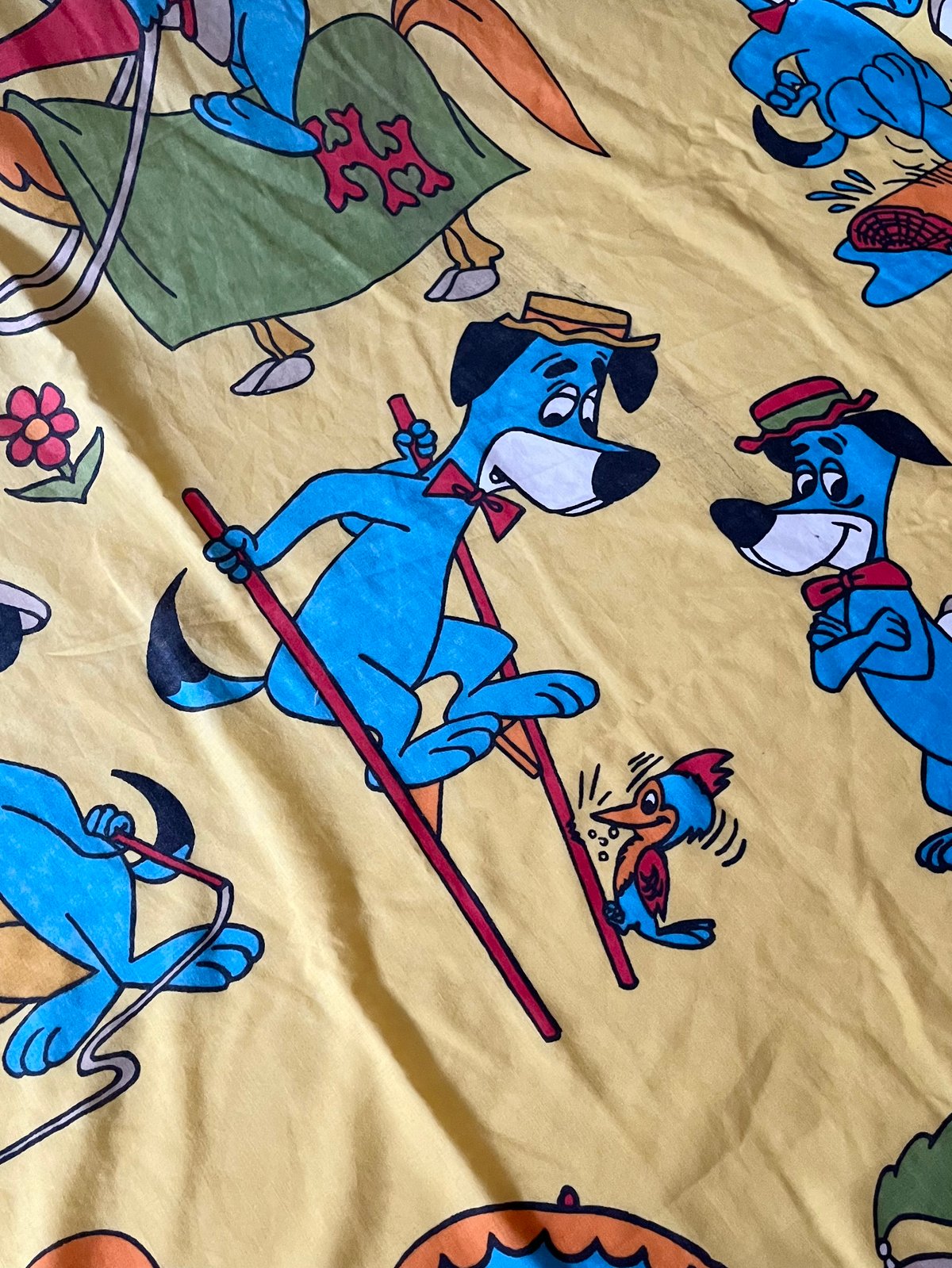 VINTAGE 70'S “HUCKLEBERRY HOUND” BED SHEET | Co