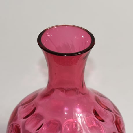 USED TEXTURE  GLASS FLOWER VASE