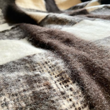 VINTAGE PLAID PATTERN BLANKET
