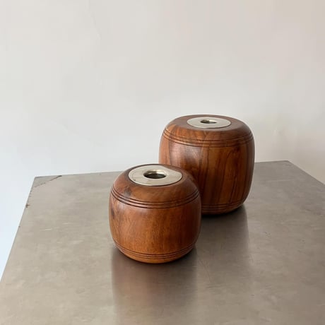 USED WOODEN CANDLE STAND