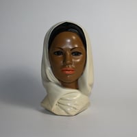 USA VINTAGE 50'S " MARWAL " CHALKWARE OF WOMAN STATUE