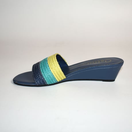 LADIES USED "CALLISTO" MULTICOLORED HEEL SANDAL