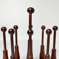 USED WOODEN SLIPPERS HANGER RACK