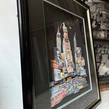 USED "STEVE MCGEE / NIGHTS ON BRODEWAY" 3D SILK SCREEN ART