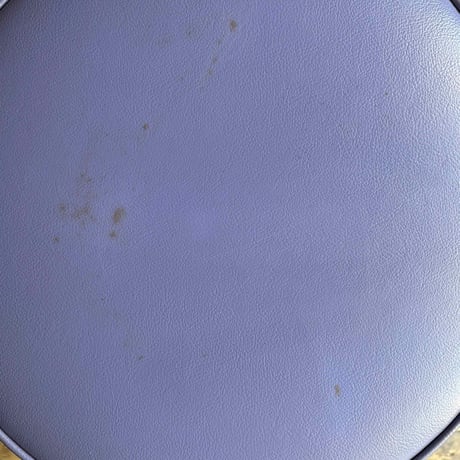 USED METAL FRAME VINYL LEATHER STOOL