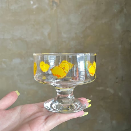 JAPAN NEW “SASAKI GLASS” FRUIT GLASS