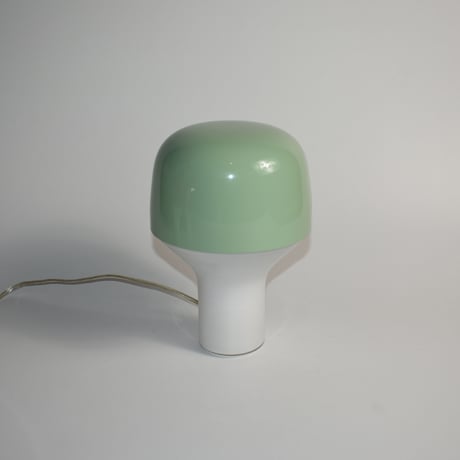 USED "TEO" GLASS & IRON TABLE LAMP