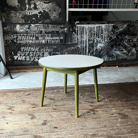 JAPAN VINTAGE “KMK” WOODEN DINING TABLE & CHAIR SET