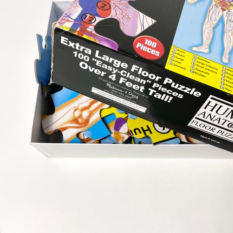 USED "HUMAN ANATOMY" PUZZLE