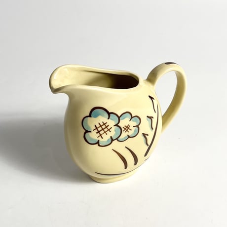 VINTAGE HANDPAINTED CERAMIC PITCHER