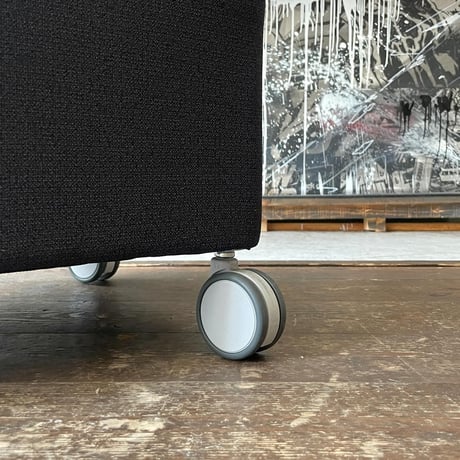 JAPAN USED "OKAMURA" FABRIC CARRY STOOL