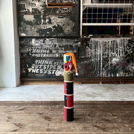 USED HANDMADE CYLINDER ART
