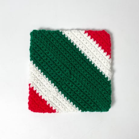 USED HANDMADE CROCHET POT MAT SET