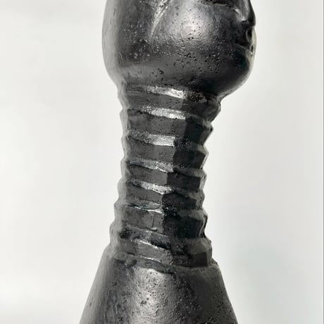 USED WOODEN CHIEF TRIBE ORNAMENT