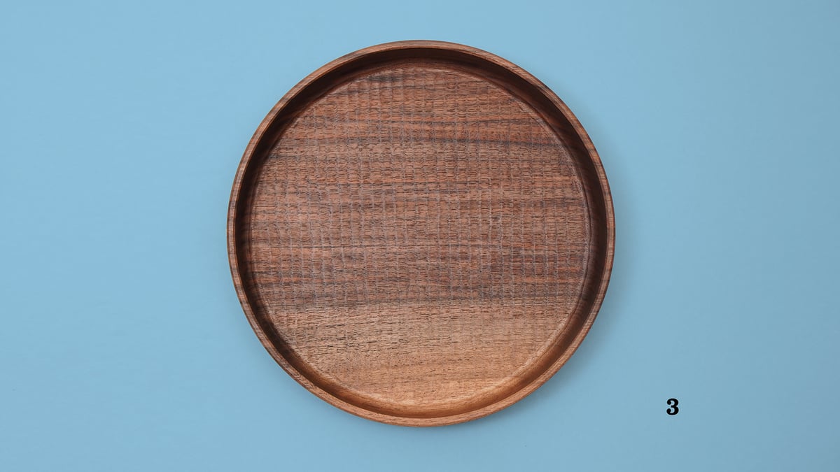 堀宏治 ウォルナット 深丸盆 φ245mm No.3 No.4 | リッラベッケン（Lilla