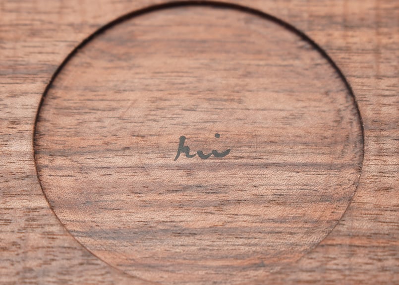 堀宏治 ウォルナット 深丸盆 φ245mm | リッラベッケン（Lilla Bäcken）