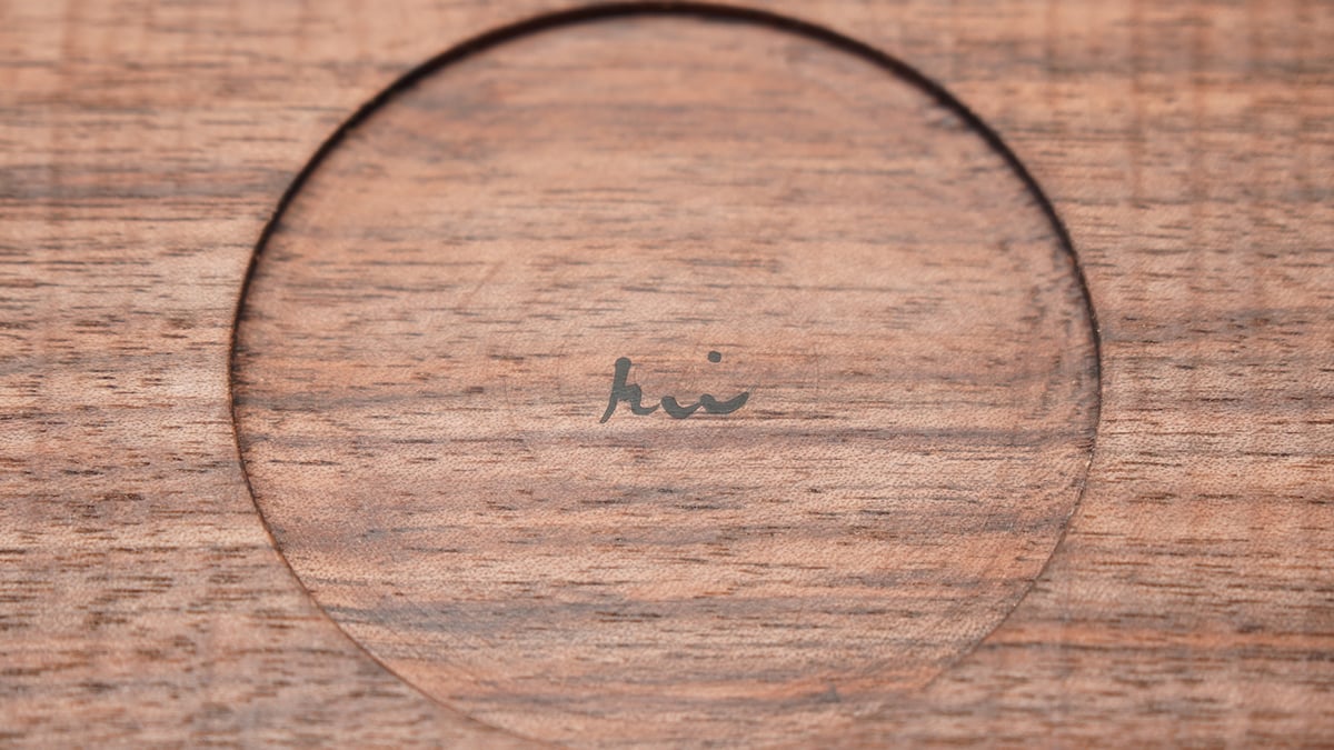 堀宏治 ウォルナット 深丸盆 φ245mm | リッラベッケン（Lilla Bäcken）