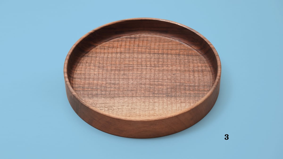 【新品未使用】堀宏治　ウォルナット　深四角盆　24cm VHRK-O4011_999_03_2b50f9d2-