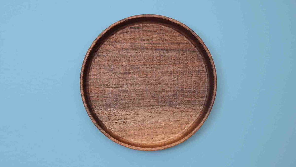 堀宏治 ウォルナット 深丸盆 φ245mm | リッラベッケン（Lilla Bäcken）