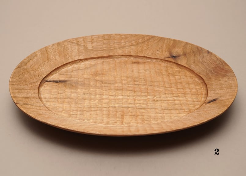 オーバルプレート　木　作家 堀宏治 リムオーバルプレート No.1 No.2 No.3 | リッラベッケン