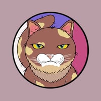 デジタルアート猫キャラ#2/Marron