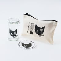 北海道限定 ネコ酒札幌お土産ポーチ HOKKAIDO LIMITED NEKOSAKE SAPPORO SOUVENIR POUCH