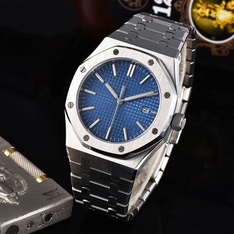 高性能ムーブメント・メンズ腕時計 41mm ロイヤルオーク 希少高級モデル ノーロゴ PARNIS パーニス AP72