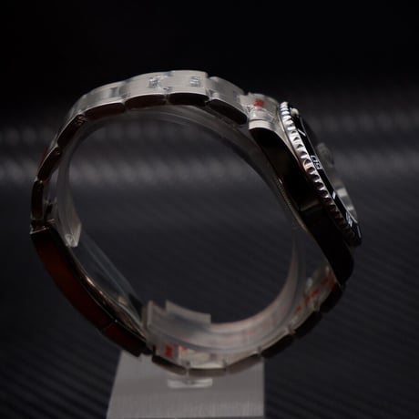 PARNIS メンズ自動巻き腕時計 サブマリーナー 40mm サファイアガラス 機械式 パーニス ブラック R26