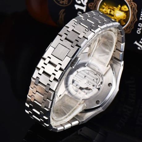 高性能ムーブメント・メンズ腕時計 41mm ロイヤルオーク 希少高級モデル ノーロゴ PARNIS パーニス AP74