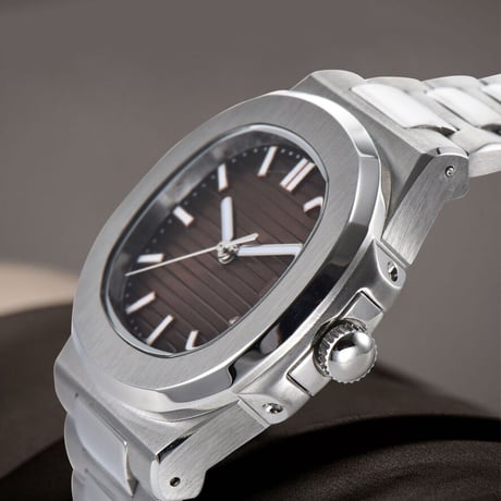 高品質ムーブメント・メンズ自動巻き腕時計 ノーチラス 40mm 希少高級ブランド PARNIS パーニス PP89