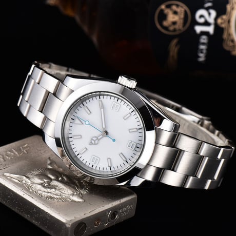 PARNIS メンズ自動巻き腕時計 エクスプローラー 39mm サファイアクリスタル 機械式 パーニス  R39