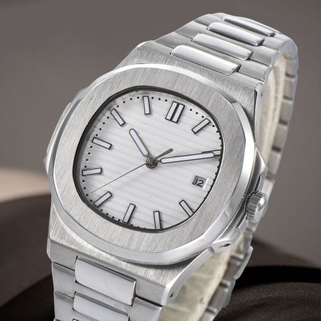 高品質ムーブメント・メンズ自動巻き腕時計 ノーチラス 40mm 希少高級ブランド PARNIS パーニス PP92