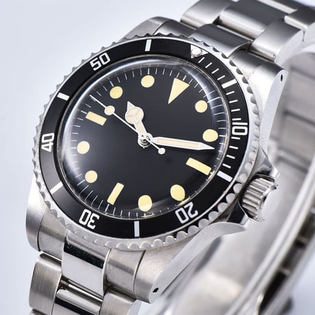 PARNIS メンズ自動巻き腕時計 サブマリーナー 39mm ヴィンテージ レトロ パーニス V12
