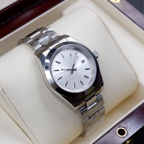 PARNIS メンズ自動巻き腕時計 オイスターパーペチュアル 39mm サファイアクリスタル 機械式 パーニス  R95