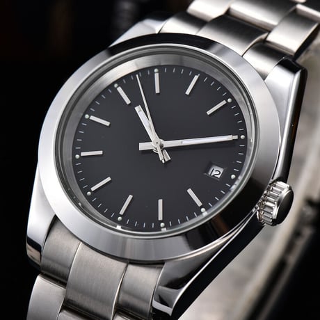 PARNIS メンズ自動巻き腕時計 オイスターパーペチュアル 39mm サファイアクリスタル 機械式 パーニス  R96