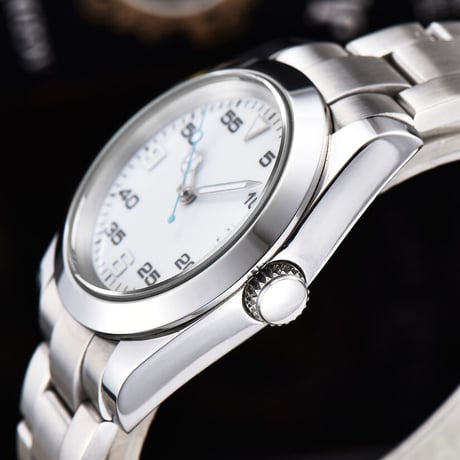 PARNIS メンズ自動巻き腕時計 エアキング 39mm サファイアクリスタル 機械式 パーニス  R94