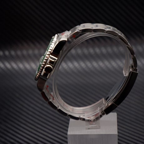 PARNIS メンズ自動巻き腕時計 サブマリーナー 40mm サファイアガラス 機械式 パーニス グリーン R30