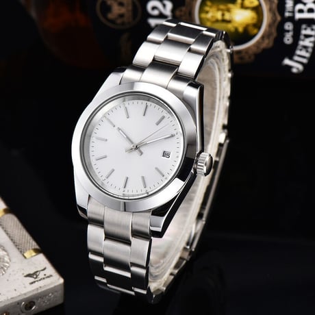PARNIS メンズ自動巻き腕時計 オイスターパーペチュアル 39mm サファイアクリスタル 機械式 パーニス  R95