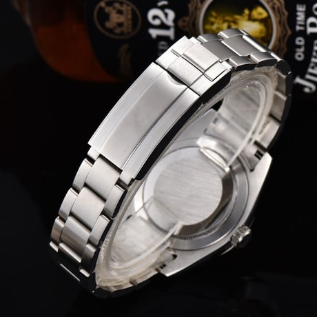PARNIS メンズ自動巻き腕時計 エアキング 39mm サファイアクリスタル 機械式 パーニス  R37
