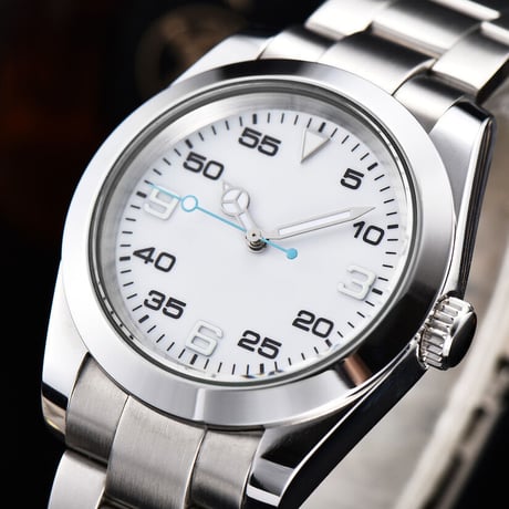 PARNIS メンズ自動巻き腕時計 エアキング 39mm サファイアクリスタル 機械式 パーニス  R94
